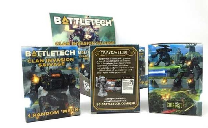 BattleTech Clan Invasion Salvage Blind Box